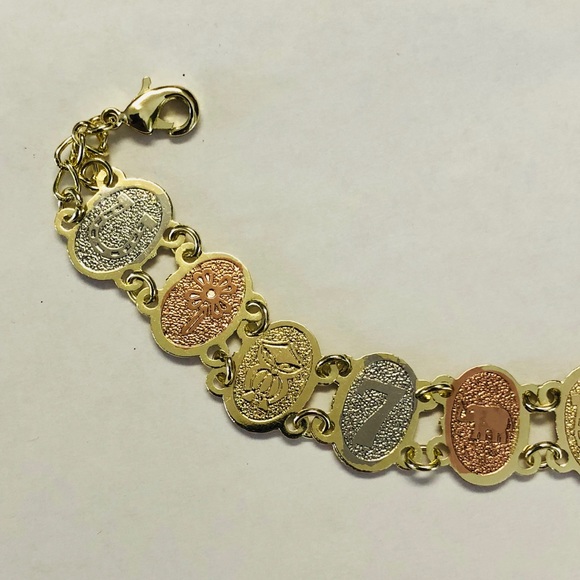 Gold Plated Lucky Charms Bracelet - Picture 4 of 5